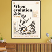 Toile Quand l'évolution est câblée, les Grands Danois so (Insitu(Salon))