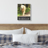 Toile Quand un chien devient et Angel Female Chien (Insitu(Chambre))