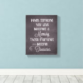 Toile Quand une personne que vous aimez devient une cita (Insitu (Plancher de Bois))