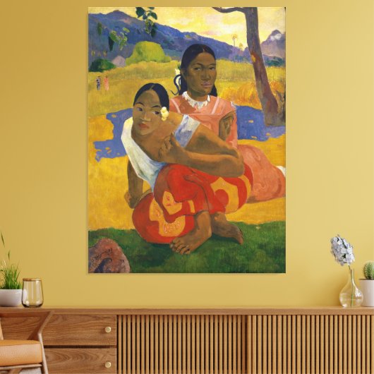 Toile Quand vous marierez-vous ? par Paul Gauguin (1892) (Insitu(Salon))