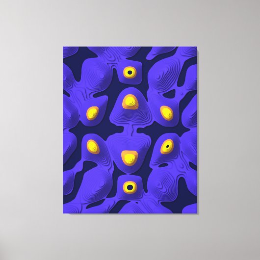 Toile Quantum Floral Formation Design (Recto)