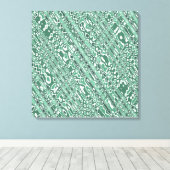 Toile Quantum Physics Liquid Kinetic Painting  (Insitu (Plancher de Bois))