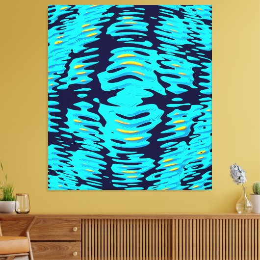 Toile Quantum Wave Formation Design  (Insitu(Salon))