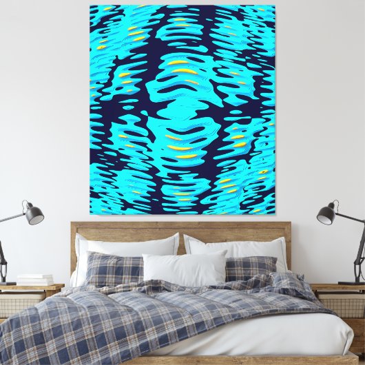 Toile Quantum Wave Formation Design (Insitu(Chambre))