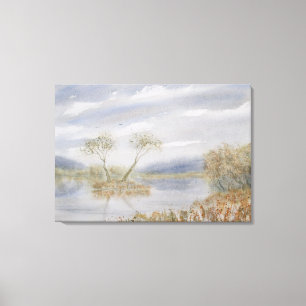Toile Quarreling Trees Island Aquarelle Paysage