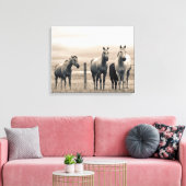 Toile Quart De Chevaux Sur Les Prairies Canadiennes (Insitu(Salon))