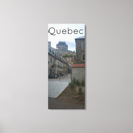 Toile Quartier historique de Québec (Recto)