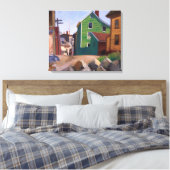 Toile Quartier italien, Gloucester | Edward Hopper | (Insitu(Chambre))