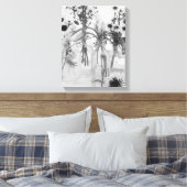 Toile Quatre Bouteilles Et Fleurs Blanches (Insitu(Chambre))