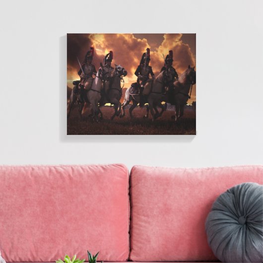 Toile Quatre Cuirassiers français (Insitu(Salon))
