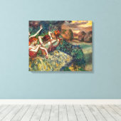 Toile Quatre Danseurs | Edgar Degas | (Insitu (Plancher de Bois))