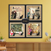 Toile Quatre fois Anton Pieck (Insitu(Salon))