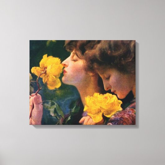 Toile Quatre Roses par Franz Dvorak (Recto)