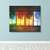 Toile Quatre saisons (Insitu (Plancher de Bois))