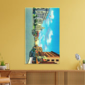 Toile Quatrième rue à Père Noël Rosa, CASanta Rosa, CA (Insitu(Salon))