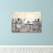 Toile Quatuor du compositrice comte A. F. Lvov, 1840 (Insitu (Plancher de Bois))