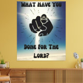 Toile Qu'Avez-Vous Fait Pour Le Seigneur ? Peinture mura (Insitu(Salon))
