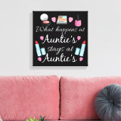 Toile Que se passe-t-il chez Auntie's (Insitu(Salon))