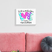 Toile Que Tout Ce Que Vous Faites Soit Fait Dans L'Amour (Insitu(Salon))