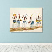 Toile Queen et sa suite (Insitu (Plancher de Bois))