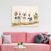 Toile Queen et sa suite (Insitu(Salon))