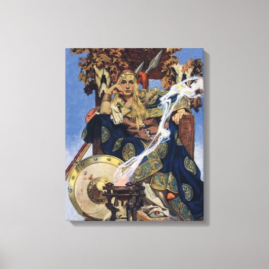 Toile Queen Maeve Warrior Princess Imaginaire Art (Recto)