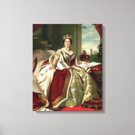 Toile Queen Victoria Portrait (Recto)