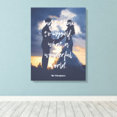 Toile Quelle merveilleuse photo du monde (Insitu (Plancher de Bois))