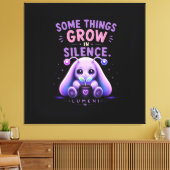 Toile Quelque chose grandit dans le silence (Insitu(Salon))