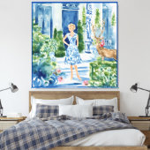 Toile Quelqu'un a mangé tous les roses (Insitu(Chambre))