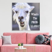 Toile Qu'est-ce que le Prob-Llama ? Jote Drôle LLAMA (Insitu(Salon))