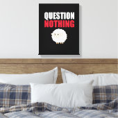 Toile Question Aucun mouton (Insitu(Chambre))