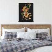 Toile Quetzalcoatl Art Maya (Insitu(Chambre))