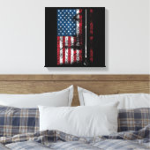 Toile Queue de billard drapeau américain Mignon jeu de t (Insitu(Chambre))