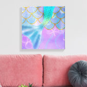 Toile Queue iridescente Pearl Shimmer Sparkle Queue de s (Insitu(Salon))