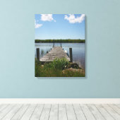 Toile Quiet Dock in the Upper Peninsula (Insitu (Plancher de Bois))