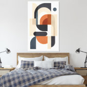 Toile Quiet Geometry in Balance (Insitu(Chambre))