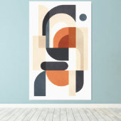 Toile Quiet Geometry in Balance (Insitu (Plancher de Bois))