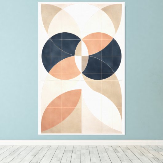 Toile Quiétude mesurée (Insitu (Plancher de Bois))