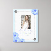 Toile Quinceanera bleu clair (Recto)