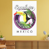 Toile Quintana Roo plage holbox mexique. (Insitu(Salon))