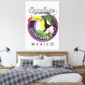 Toile Quintana Roo plage holbox mexique. (Insitu(Chambre))