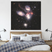 Toile Quintette de Stephan 5 galaxies en champ profond J (Insitu(Chambre))