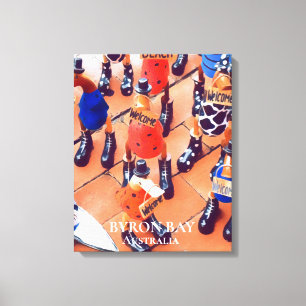 Toile Quirky Canards dans Byron Bay Australie imprimé vo