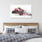 Toile Racer moto Abstrait (Insitu(Chambre))