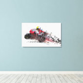 Toile Racer moto Abstrait (Insitu (Plancher de Bois))