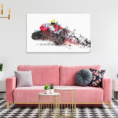 Toile Racer moto Abstrait (Insitu(Salon))