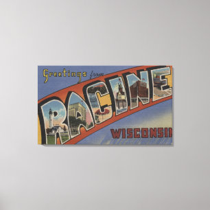 Toile Racine, le Wisconsin - grandes scènes de lettre