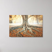 Racines de l'arbre antique