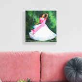 Toile Radha Attend Krishna À Vrindavan (Insitu(Salon))